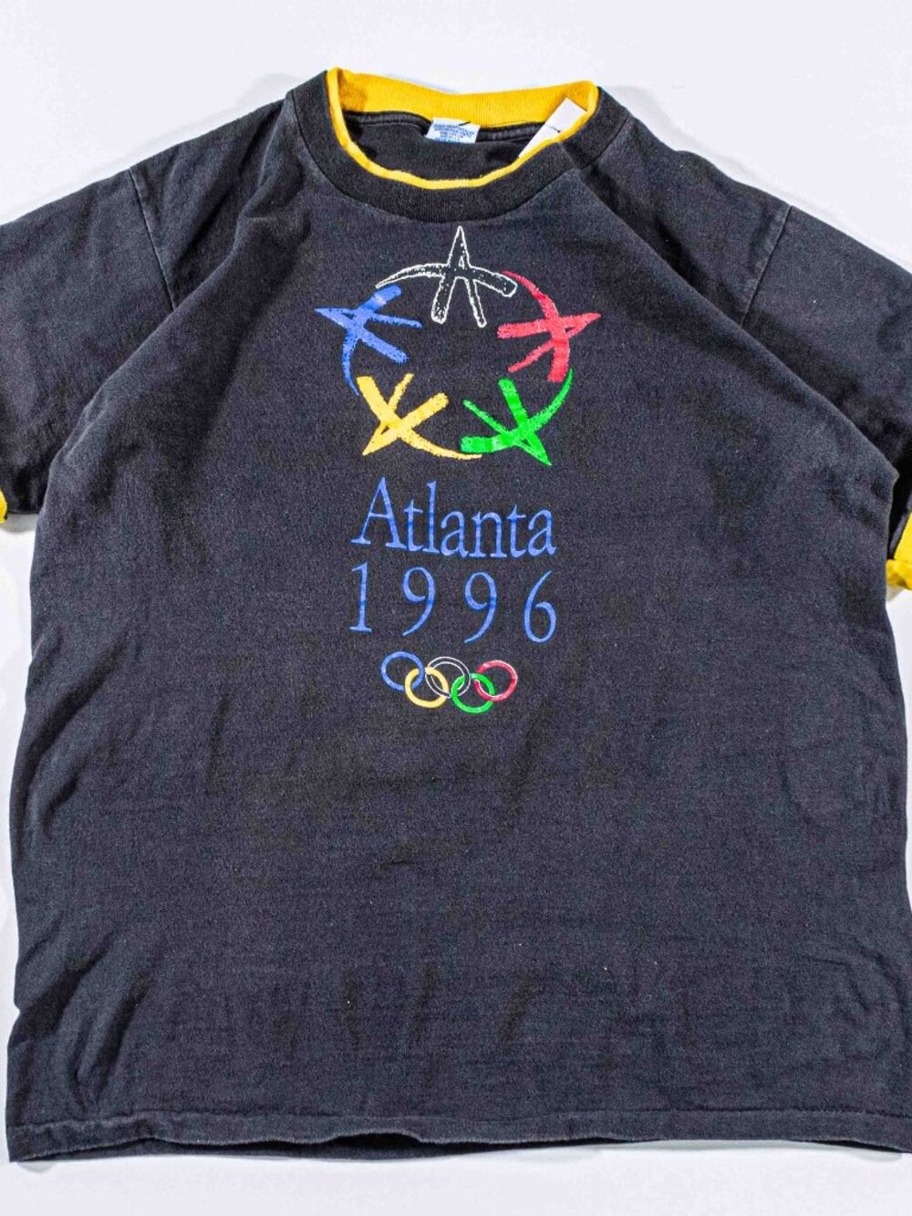 Vintage 90s Atlanta 1996 Olympics Salem Sportswear T-Shirt Large Layered 1996